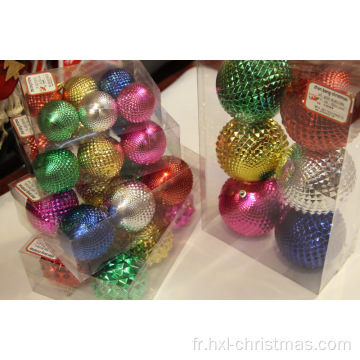 Décoration de boule de Noël en forme de litchi